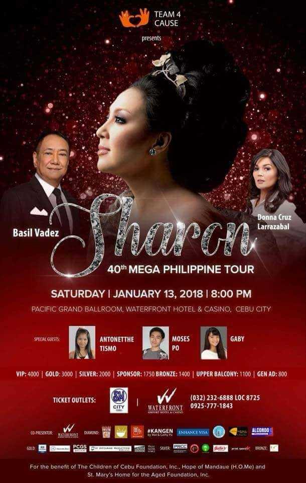 Sharon 40th Mega Philippine Tour Concert Sharon 40th Mega Philippine Tour Concert